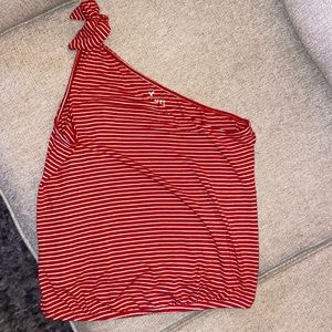 Small One Shoulder American Eagle tank!